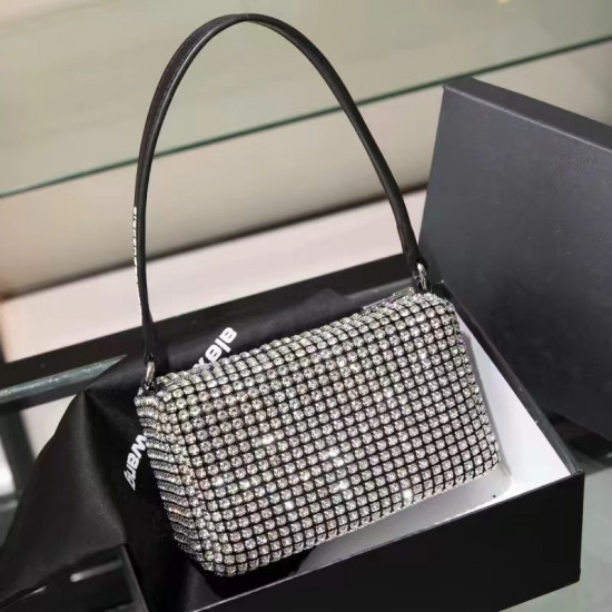 Diamond-filled handbag