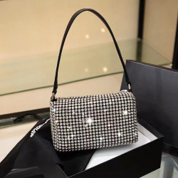 Diamond-filled handbag